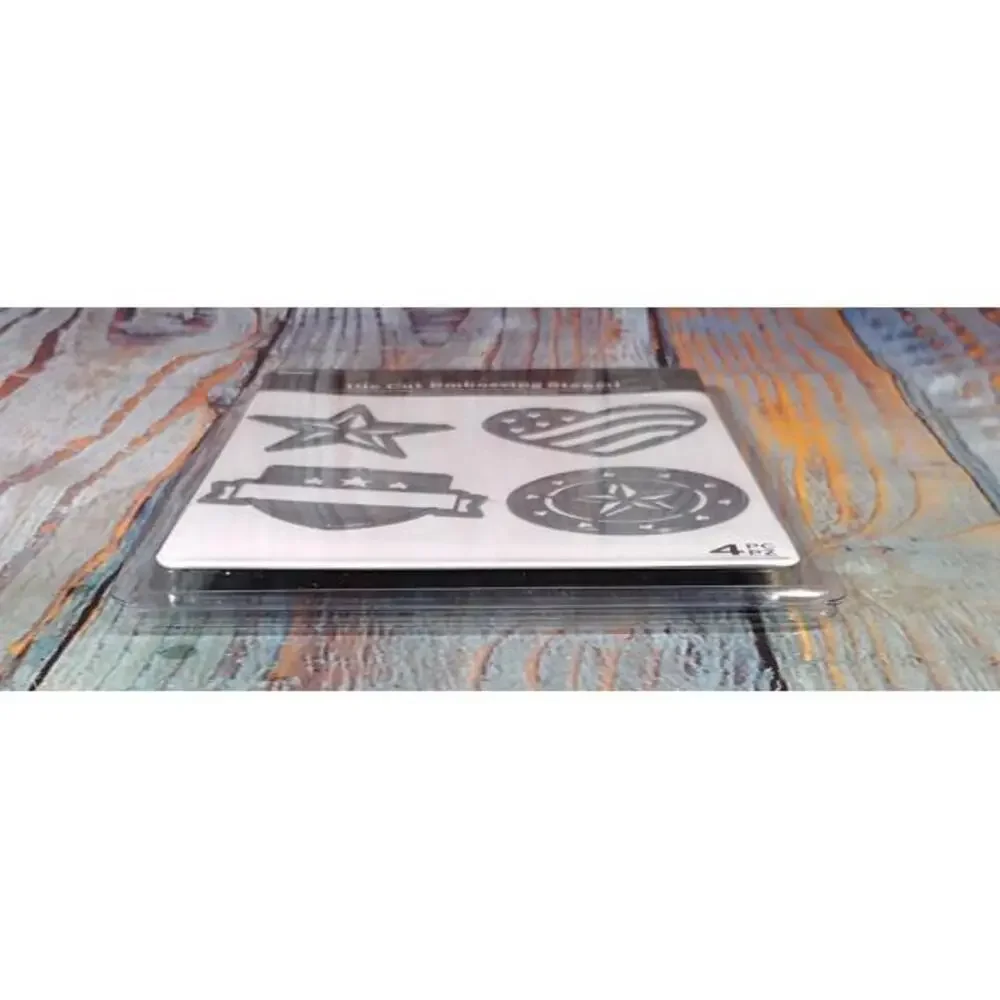 Darice Die Cut Embossing‎ Stencil Set - 4 Piece